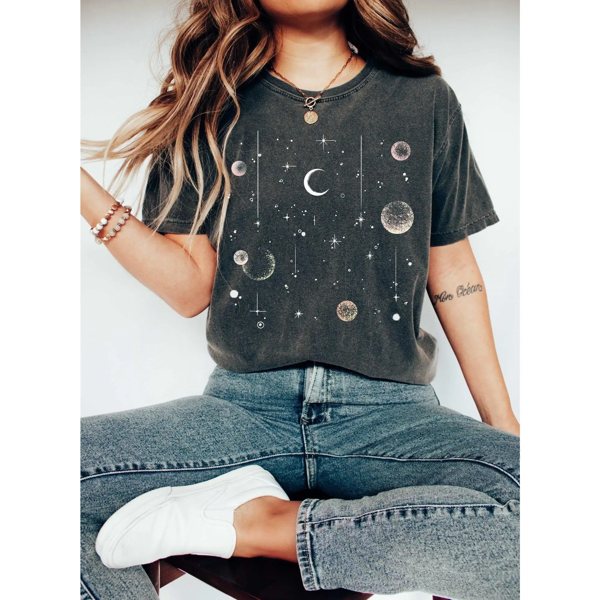 Sun, Moon and Stars Celestial T-Shirt