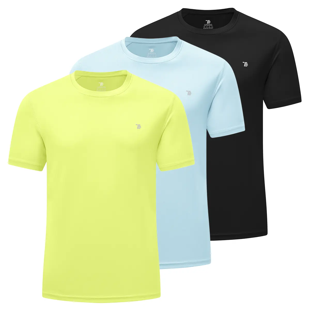 TBMPOY Men's Rash Guard 1 to 3 Pack UPF 50+ Sun Protection Short Sleeve Quick Dry Swim Shirts Lightweight Fishing Surfing Athletic Workout T-Shirts fathersdaygift Rash Guard Swimwear Rash Guard Swimsuits