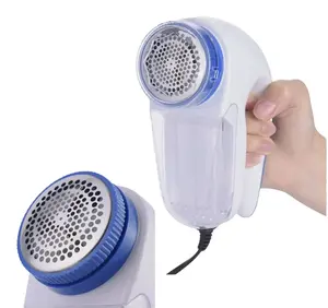 Electric Lint Remover Fabric Shaver for Clothes Sweaters Upholstery Compact Lightweight Portable Design with Stainless Steel Blades and Easy Operation