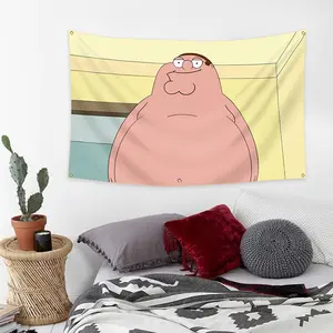 Funny House Pete Grayson Flag, 3x5 Feet Banner, Durable Men Cave Wall Flag, University Dorm Room Decor, Outdoor Party Decoration, Durable Decorative Tapestry