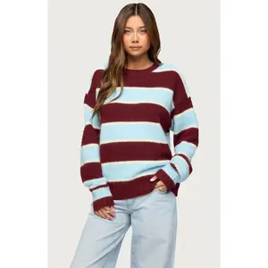Edikted Women's Conrad Striped Knit Sweater