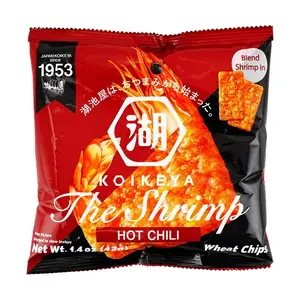 KOIKEYA Kameda Spicy Shrimp Flavored Potato Chips 42g - Authentic Japanese Snack, Crispy & Savory