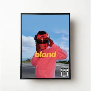Blond, Frank Ocean, Blond Album Poster, Frank Ocean Poster, Blond Wall Decor, Blond Music Print Unframe Poster