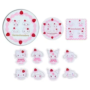 Sanrio Characters 30-pc Sticker Tin Set (Strawberry Whip Series) Sanrio Characters 30-pc Sticker Tin Set (Strawberry Whip Series)