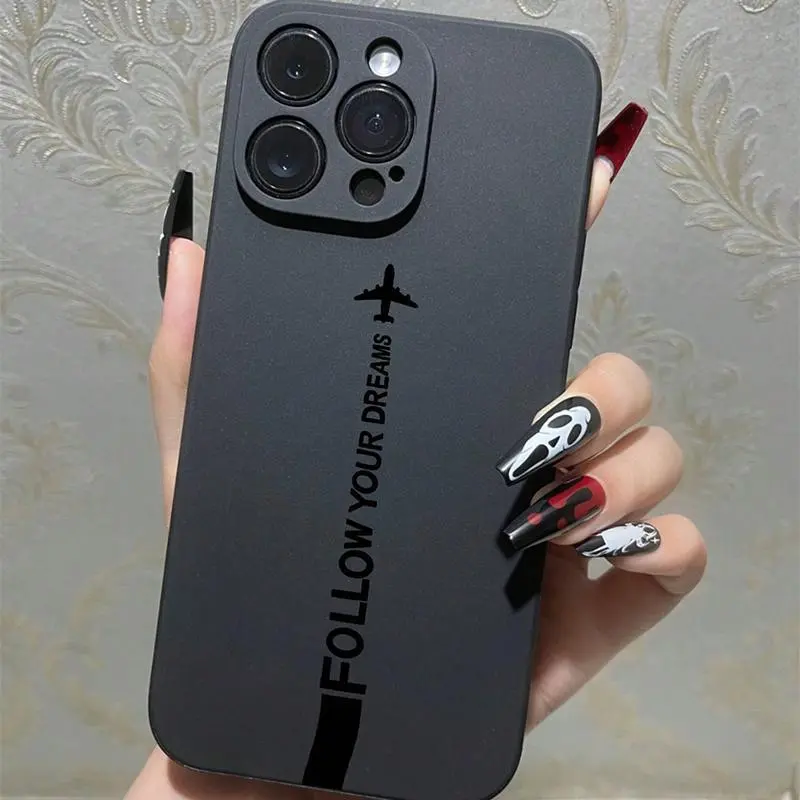 TPU Cellphone Case for iPhone 11/12/13/14/15/16/17 Pro, Pro Max, Air, Plus - Durable, Lightweight, Scratch-Resistant Protection Cover with Creative Airplane Pattern, Multi-Model Mobile Phone Accessory