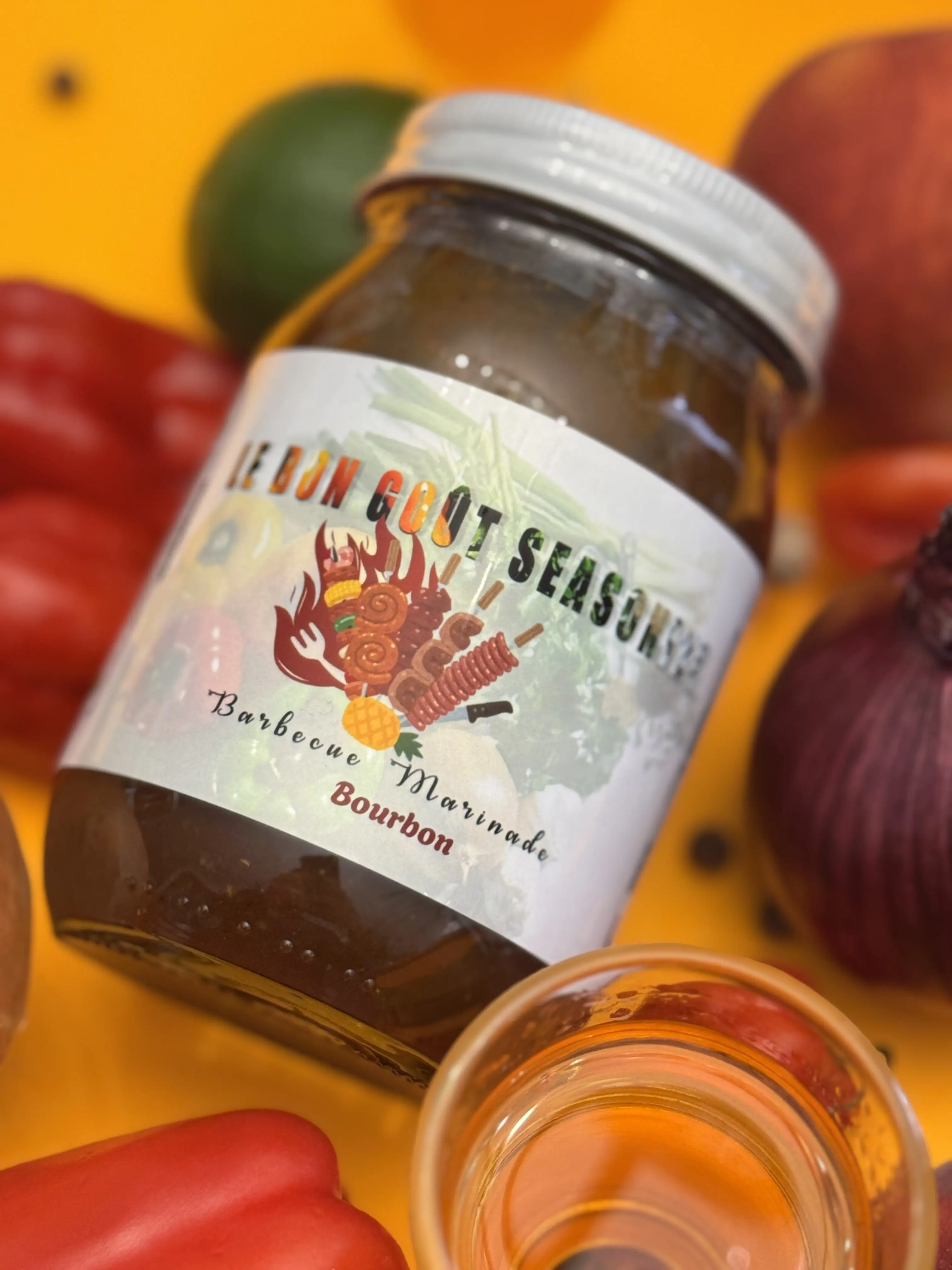 Caribbean Bourbon Barbecue Marinade – Smoky Cooking Base | Le Bon Goût