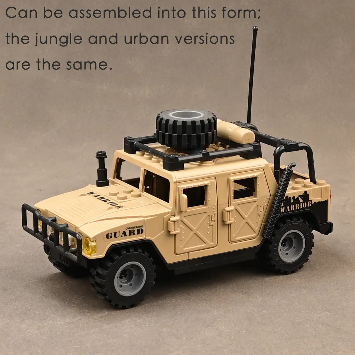 Desert Armored Vehicle Special Forces Team Minifigure Military Swat Building Blocks Toy with Shield Weapon Set Imaginative Battlefield Experience Building Block Model