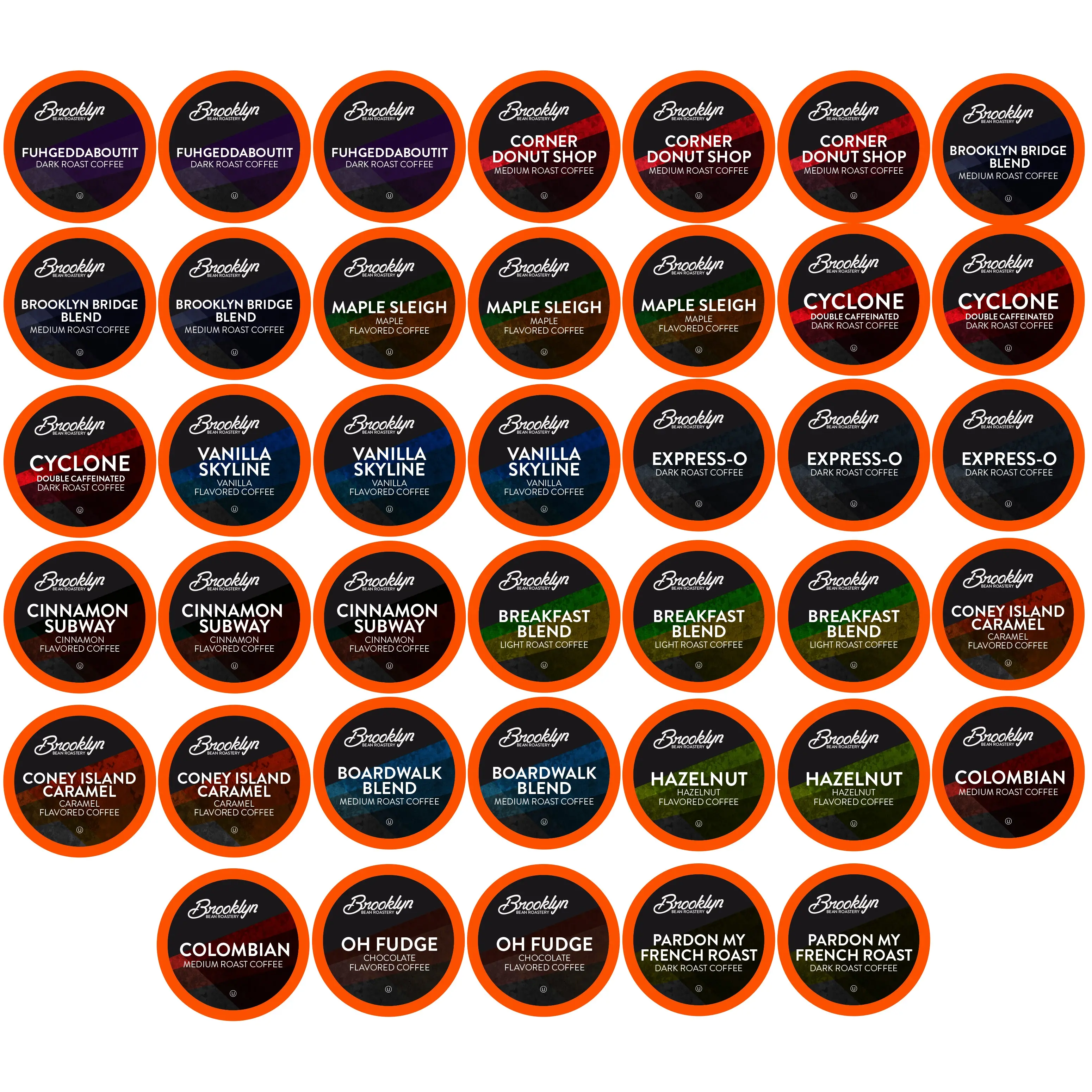 Brooklyn Bean Assorted Coffee Pods Variety Pack