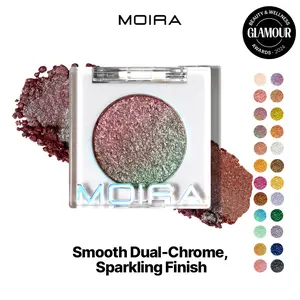 Moira | Chroma Light Eye Shadow (004, Summer Dream)| High-Pigment Foiled Finish, Creamy Blendable, Long-Lasting Single Shadow, Shade, 100% Vegan, Microfine Shimmer