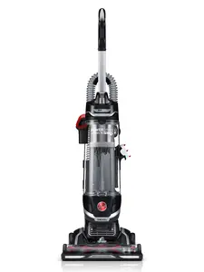 Hoover MAXLife Bagless Upright Vacuum Cleaner, Power Drive Swivel XL, Pet Friendly, Powerful Suction, HEPA Filter, UH75210, Black and Grey