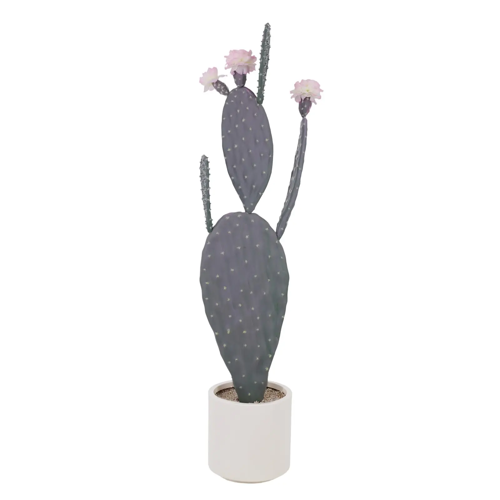 GAOMON Tall UV Resistant Faux Cactus Plant, Artificial Cactus Plant, Realistic Texture Tall Fake Plant, Faux Desert Cacti Potted Plant with Planter for Home Office Living Room Bedroom Foyer Porch Decor Home Decoration