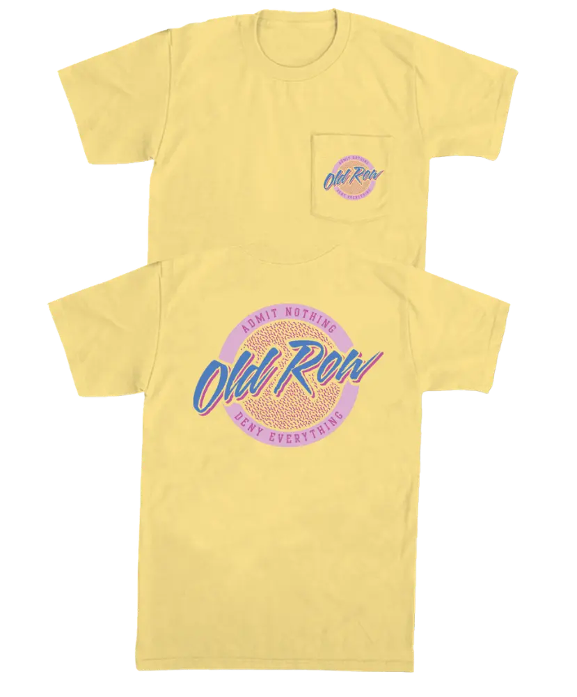 Old Row - Circle Logo Pocket 90s graphic tees