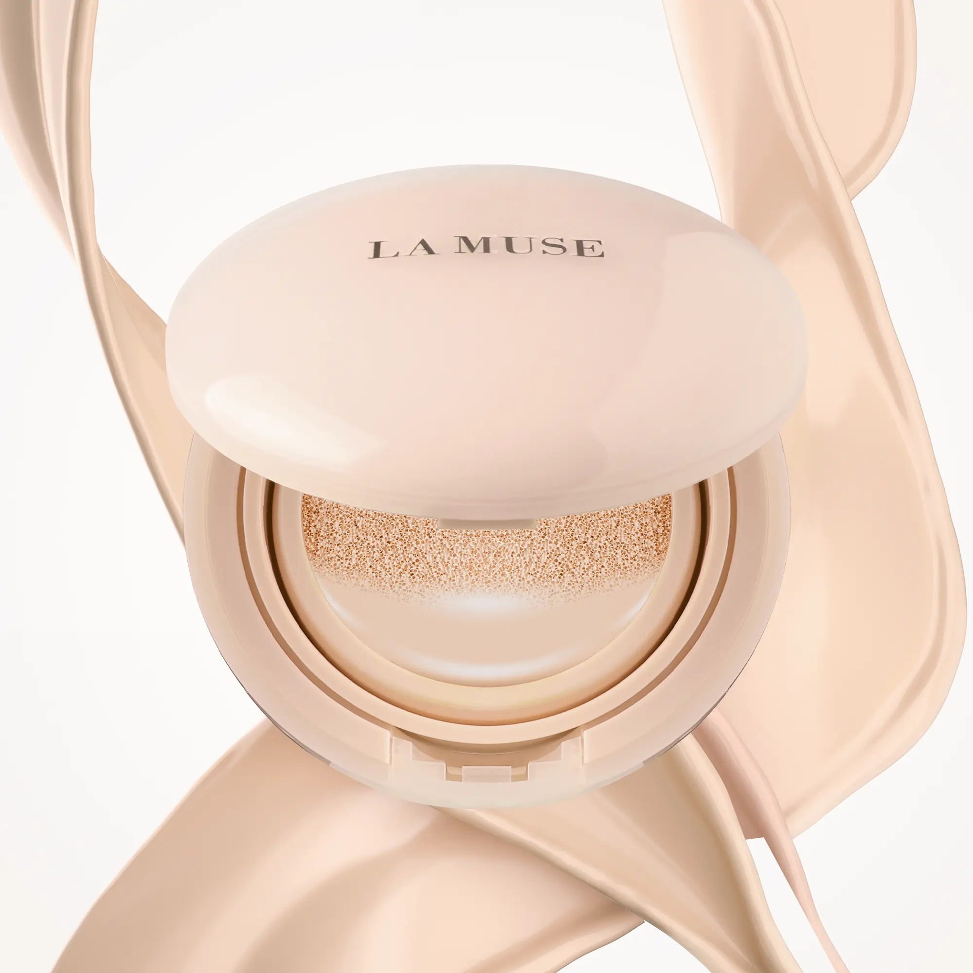 LA MUSE Korean CC Cushion | Universal Shade | Feather-Like Light Texture | A Natural Hydrated Glow