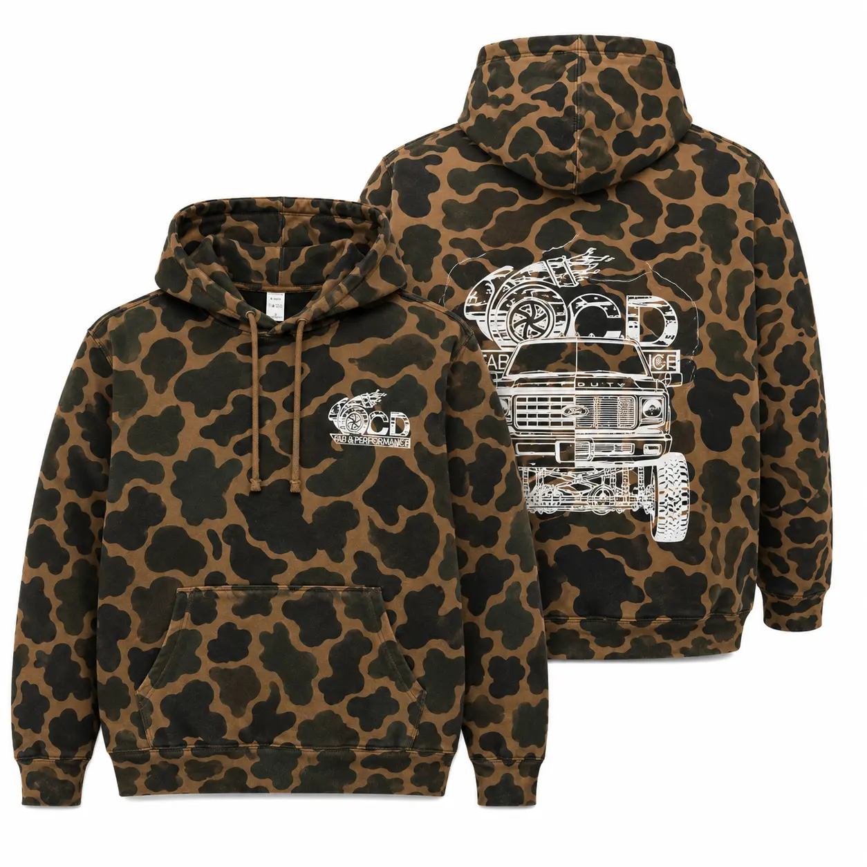 Duck Camo Old Skool/ New Skool Hoodie