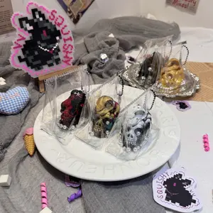 【vvsquishy 】 Skull Snake Squishy Toy, Gothic Silicone Skeleton Decor, Dark Aesthetic Desk Ornament, Fidget Toy Gift