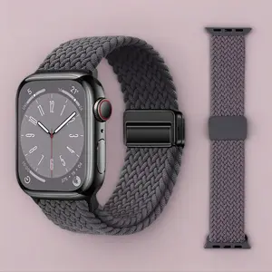 AURA Imperium Magnetic Adapt Smartwatch Tracker Adjustable Band for Apple Watch Series 1-10 SE Water-Resistant Breathable Design Electronic Gadgets lady woman couple