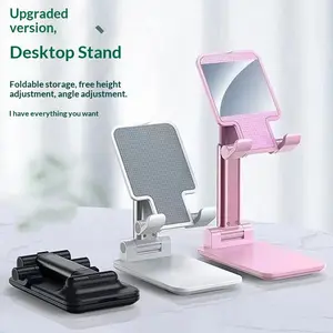 1pc，Foldable Extensible Phone Stand, Portable Desk Holder for Live Streaming, Unique Design, Improves Posture, Reduces Neck Pressure, Stable Phone Holders