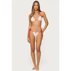 Leigh Polka Dot String Bikini Bottom