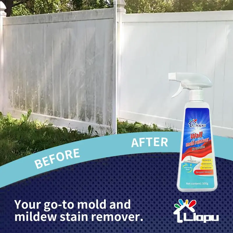 LIAPU High-efficiency mildew remover, universal indoor and outdoor cleaner, no need to rinse