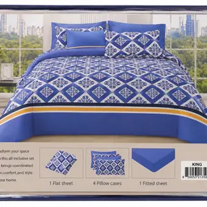 100% Cotton 6-Piece Sheet Set