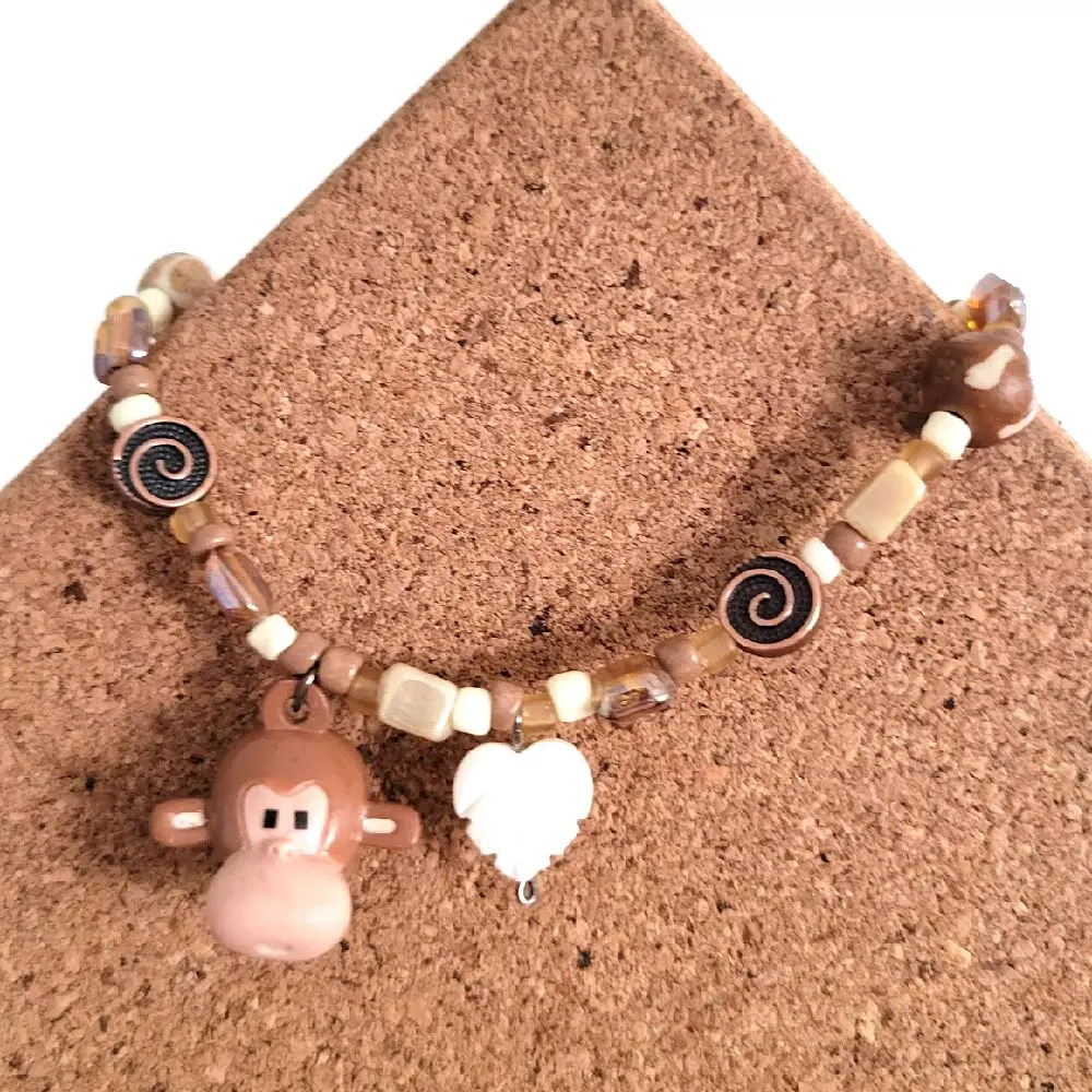 Island Monkey Keychain