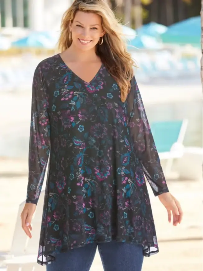 HighLow Miracle Mesh Tunic
