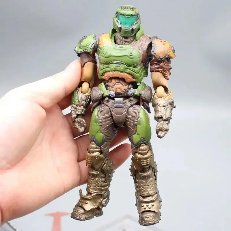 New Figma SP-140 17cm Doom Slayer Eternal Action Figure - Ages 12+, Phthalate-Free Anime Warrior Toy with Movable Parts, Collectible Movable Model Statue Gift