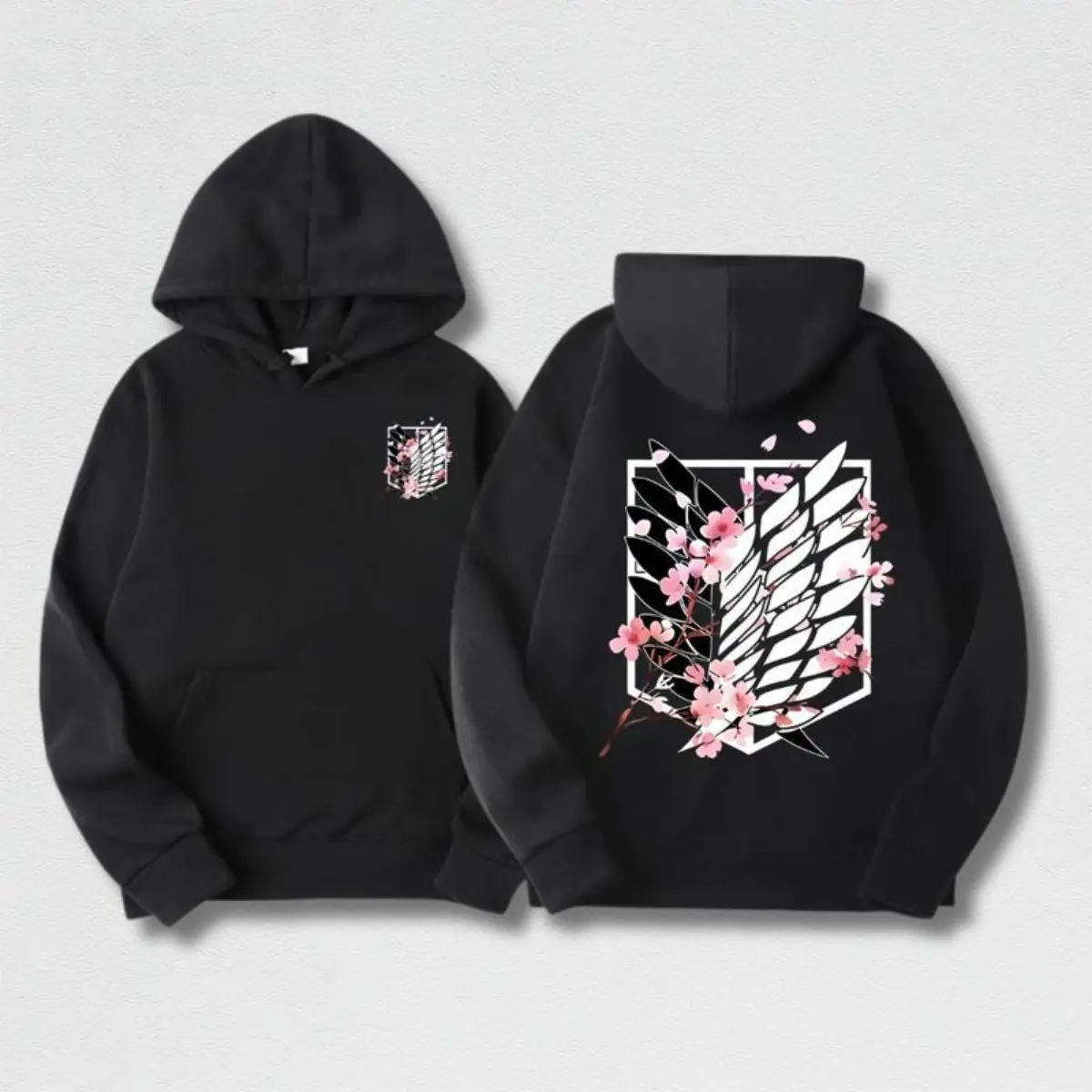 Fleece-Lined Graphic Hoodie, Unisex Casual Pullover Sweatshirt with a Statement Double-Sided Print, Soft Cotton Blend Style Top, Sweatshirts, Fabric, Tops, Graphic Hoodies, Pullover Hoodie