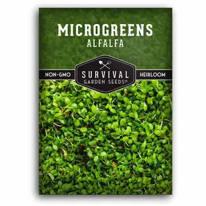 Alfalfa Microgreen Seeds for Home Garden and Planting - Easy to Grow and Healthy for You