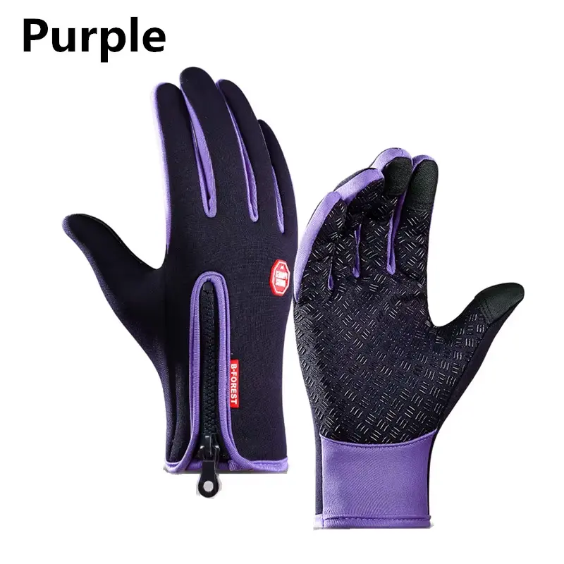 Cycling Gloves Winter Outdoor Sports Touch Screen Autumn Men Women plus Velvet Warmth Water Repellent Riding Windproof Glove