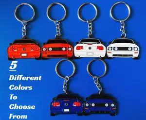 Keychain For S197 Mustang 2-SIDED Key Ring That Makes For A Unique & Cool Gift For Car Guys, Fans, Enthusiasts Dad, Boyfriend, Girlfriend, Him, Her