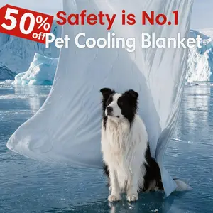 Bedsure Cooling Pet Blanket – Q-MAX>0.4 Self Cooling Dog & Cat Ice Mat, Breathable Lightweight Summer Pet Throw, Washable Bedsure Cooling Pet Blanket – Q-MAX>0.4 Self Cooling Dog & Cat Ice Mat, Breathable Lightweight Summer Pet Throw, Washable