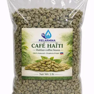 1 lb Bag of Pielarmina Haitian Unroasted Green Coffee Beans, 100% Natural Coffee Beverage, Fresh for Baking & Food Flavoring