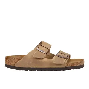 BIRKENSTOCK Womens Arizona Soft Footbed Oiled Leather Casual Sandals Casual - Brown