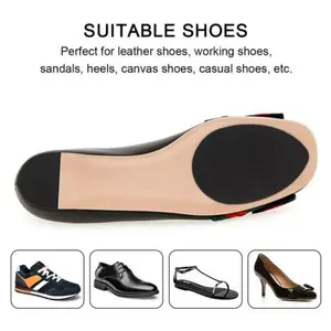 4PCS Anti-Slip Shoes Heel Sole Grip Protector Pads Non-Slip Cushion Adhesive Footwear Comfort