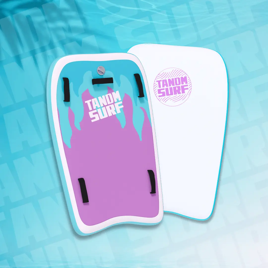 TANDM SURF Purple Flame Surfboard Board