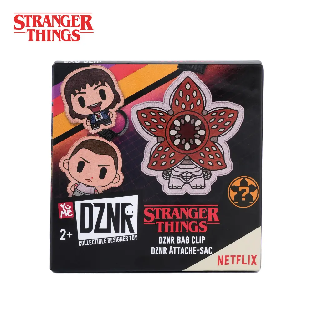 1pc Netflix Officially Licensed Stranger Things Bag Clip Keychain, Mystery Blind Box Keychain Gift for Birthdays & Holidays, Unique Souvenir for Fans, Limited Edition Accessory