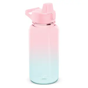 Plastic Summit With Simple Flip Silicone Straw Lid