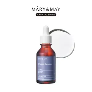 [Mary&May Official] Mary&May 6 Peptide Complex Serum - Advanced Wrinkle Improvement with Firming and Lifting Effects - Korean Skincare - Fragrance Free, Hypoallergenic, Quick Absorbing, 1.01oz.