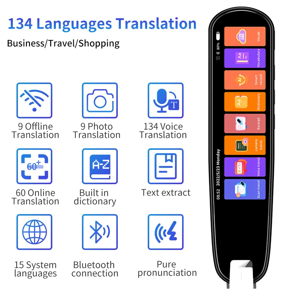 Language OCR transltor factory offline scan translation pen