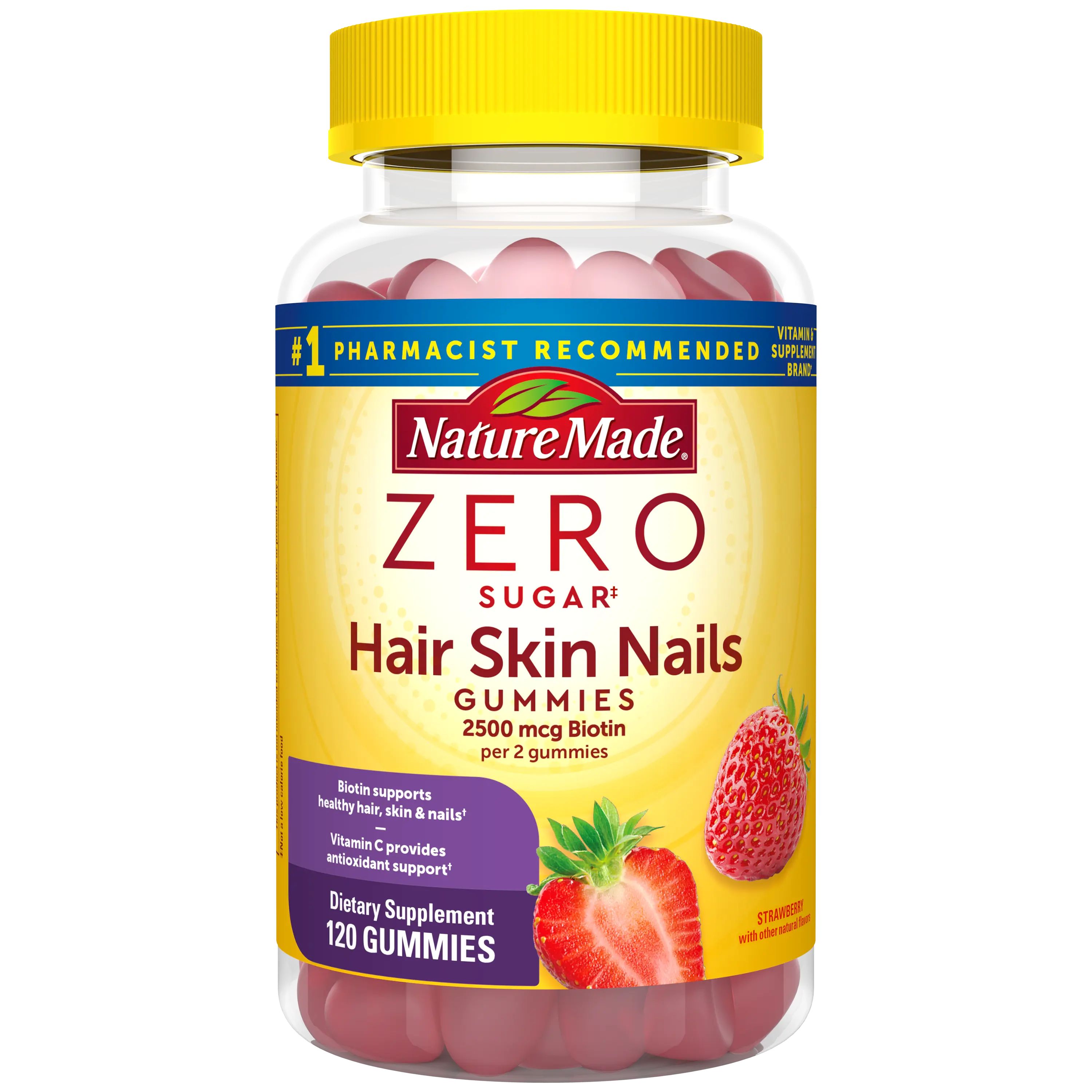 Zero Sugar‡ Hair Skin Nails Gummies Zero Sugar‡ Hair Skin Nails Gummies