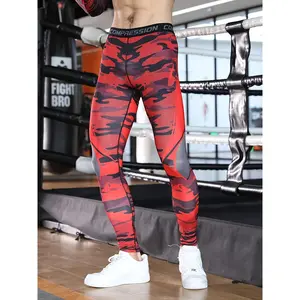 Quick Drying Sports Compression Pants, Casual Men's Stretch Tight Gym Fitness Pants