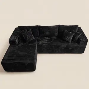 Modular Sectional Couch with L-Shape Chaise,Modern Modular Sofa with Deep Seat, Upholstered Couches for Living Room Bedroom,No Assembly Required boneless sectional couch tiktokshopspringglowup