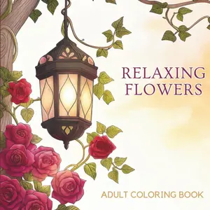 Relaxing Flowers: Relax and Unwind with Beautiful Flower Designs: A Coloring Book for Adults (Peaceful and Relaxing) Paperback – December 29, 2024