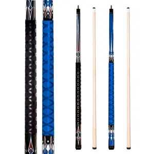 Pool Sticks Set of 4 and Pool Sticks Set of 2 with 13mm Cue Tip 58" Pool Cue with Rubber Anti-Skid Sleeve