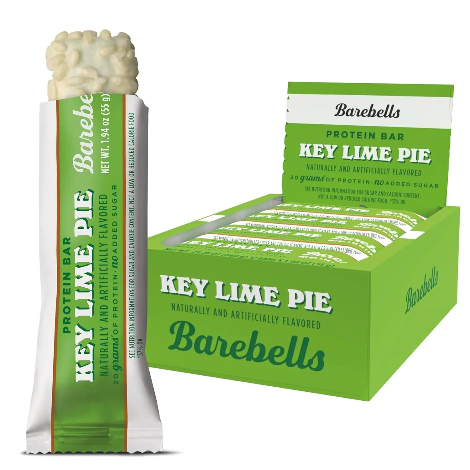 Barebells Protein Bar - Key Lime Pie - 20g Protein (12 Bars)