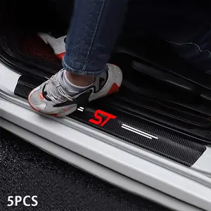 5pcs Set of Car Threshold Strips, Waterproof and Scratch-Resistant, Easy to Install, Protect Your Car Door Seams, Durable Design