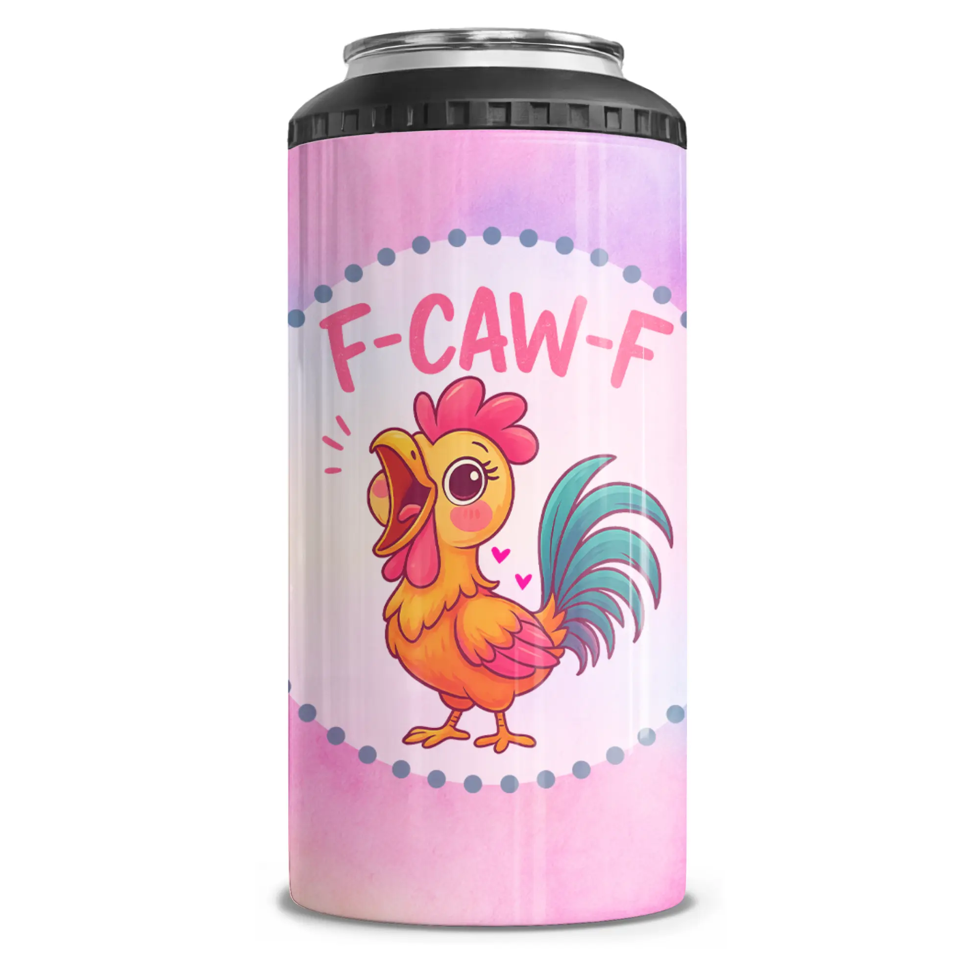 Funny 4-in-1 Can Cooler Tumbler Combo