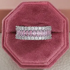 Pink Princess Eternity Band For Women