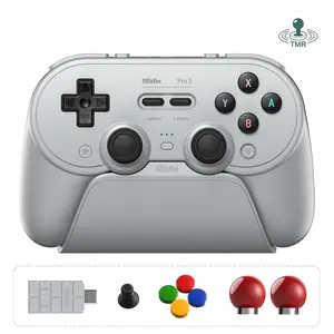 Pro 3  Controller for / 2, TMR Joysticks, Programmable Pro  Buttons&R4/L4 Bumpers, Hall/Tactile Triggers, Swappable ABXY Buttons, for Windows,,SteamOS,Android,Grey